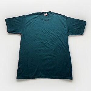 Vintage Sunbelt Sportswear Men's T Shirt Green USA Made Classic Casual Preppy XL